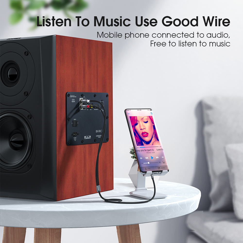 Essager RCA Audio Cable Stereo - Home Cinema Solution recension och pris