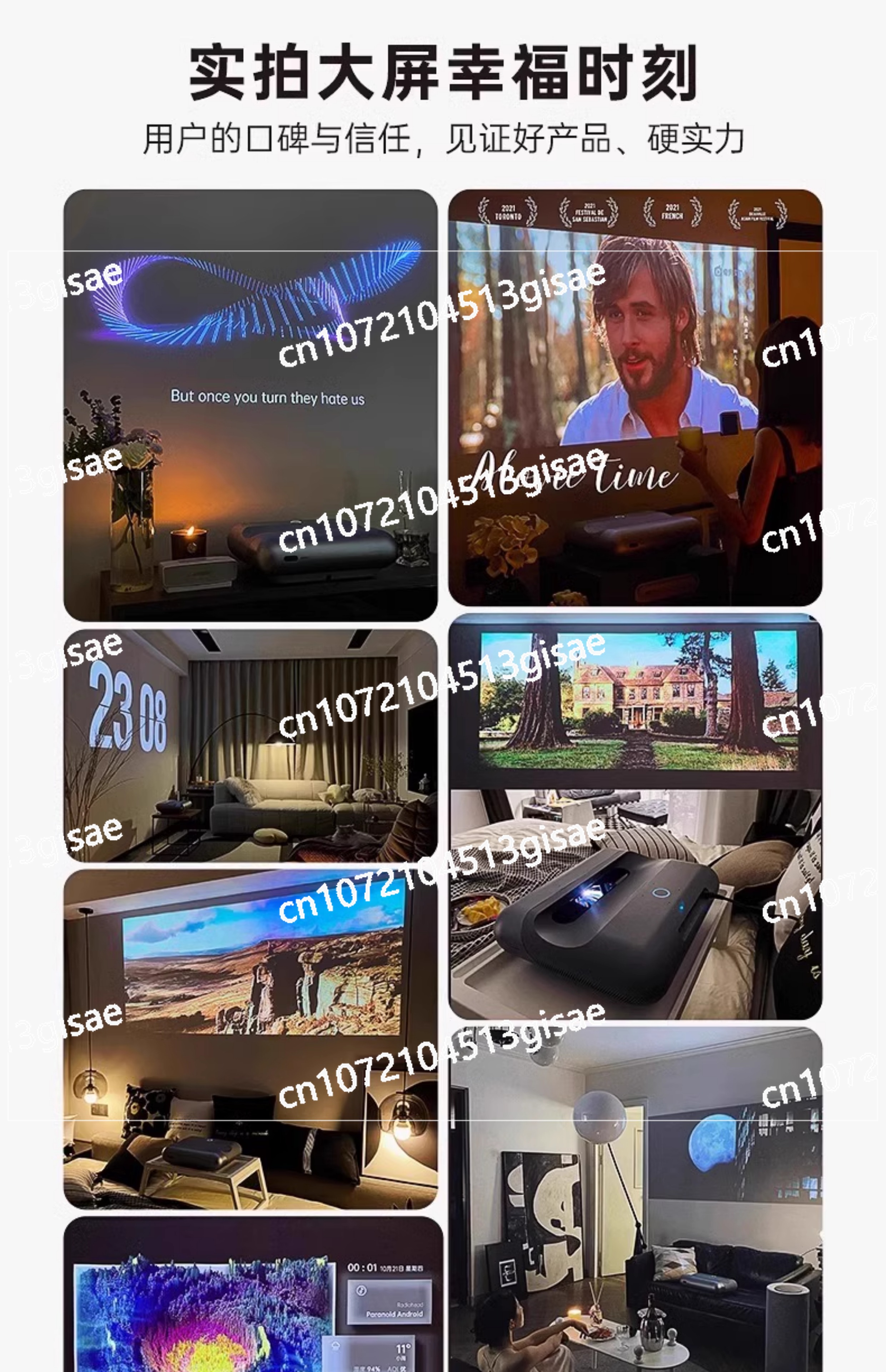 JMGO O1pro Short Focus Close R - Home Cinema Projector recension och pris