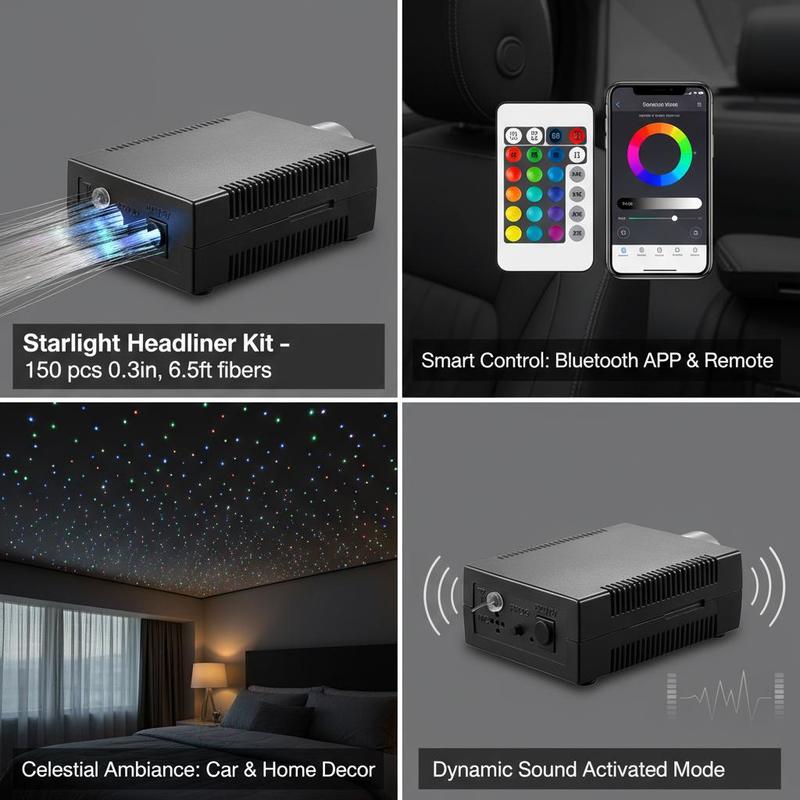 Fiber Optic Star Ceiling Light - Home Cinema App recension och pris