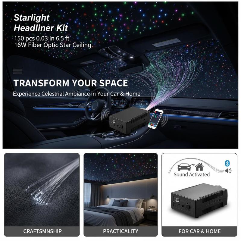 Fiber Optic Star Ceiling Light - Home Cinema App recension och pris