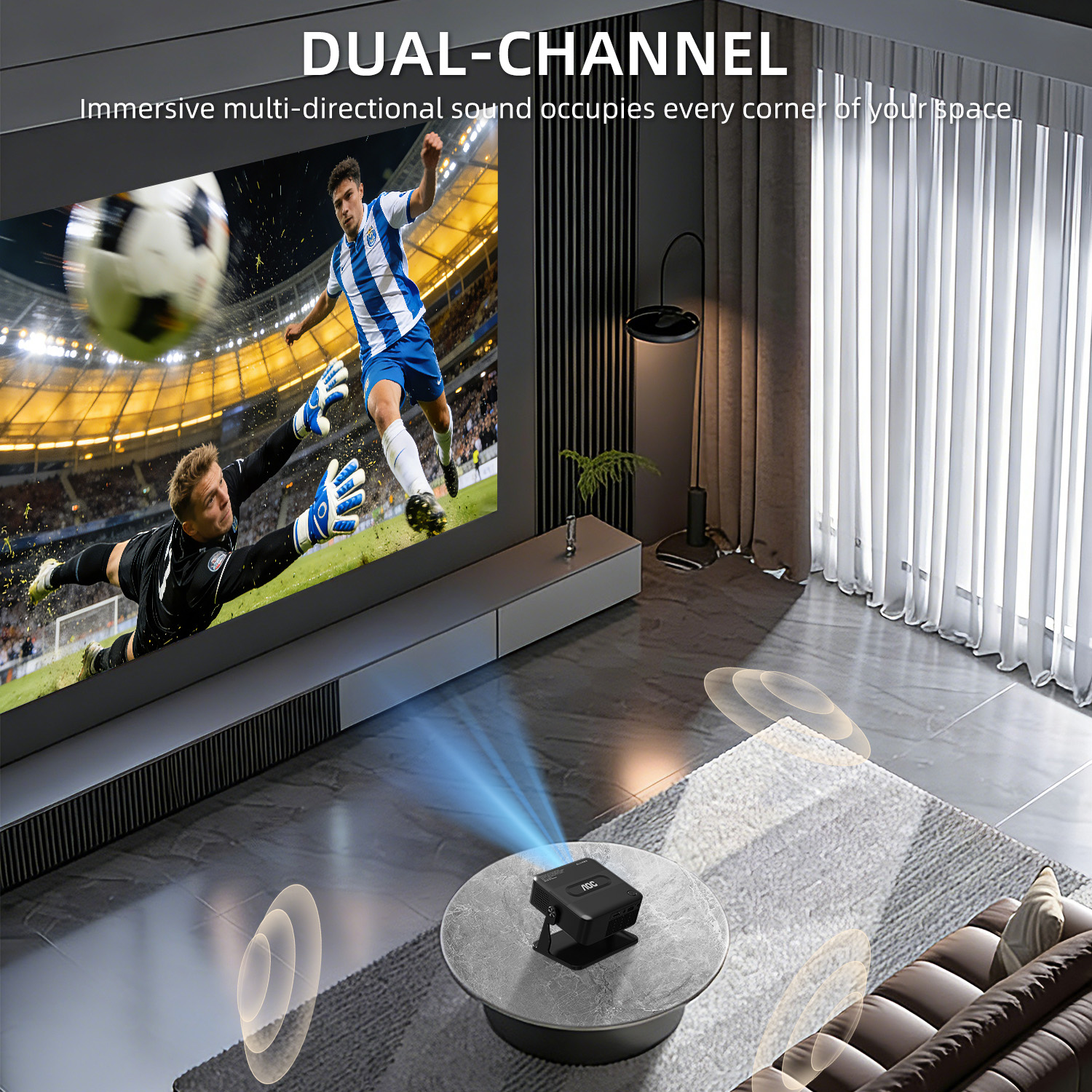 AOC HA109 Projector 300 ANSI 7 - Home Cinema App recension och pris
