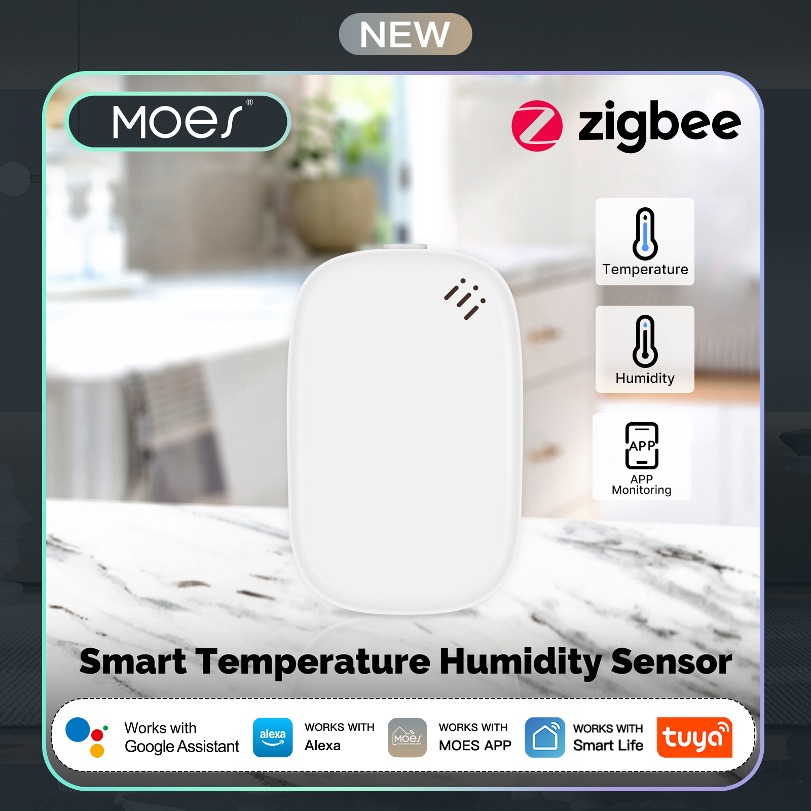 MOES Tuya Zigbee Smart Tempera - Home Cinema Alexa recension och pris