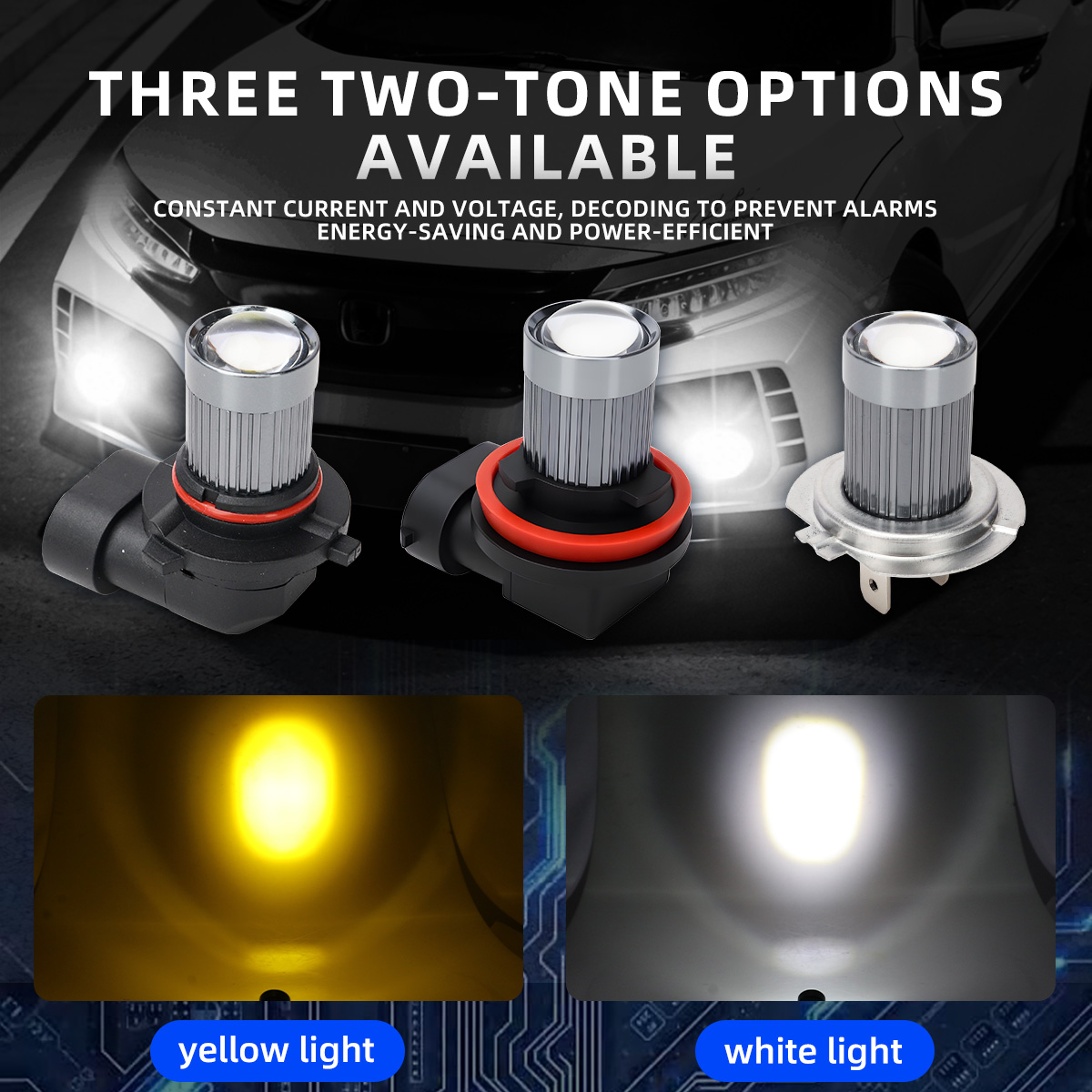 2PCS H11 Car Fog Lamp H7 LED 9 - Home Cinema Projector recension och pris