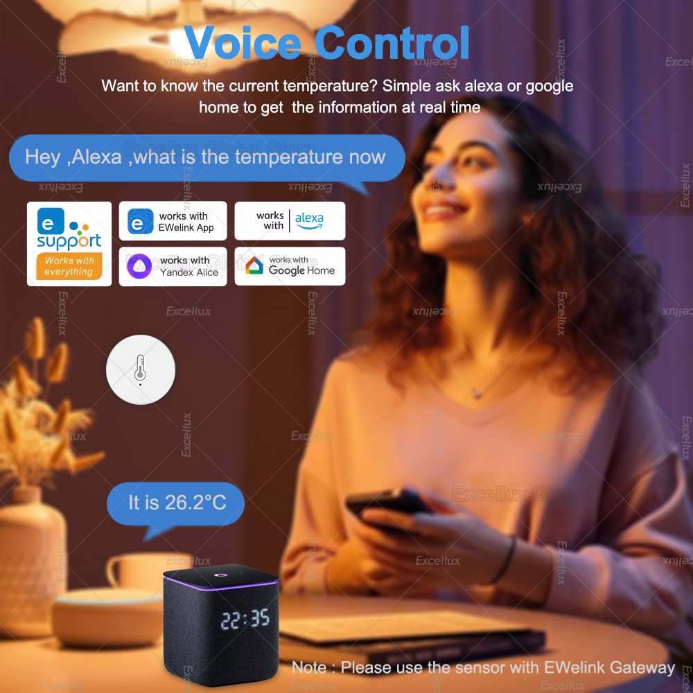 EWelink Smart Zigbee Temperatu - Home Cinema Alexa recension och pris