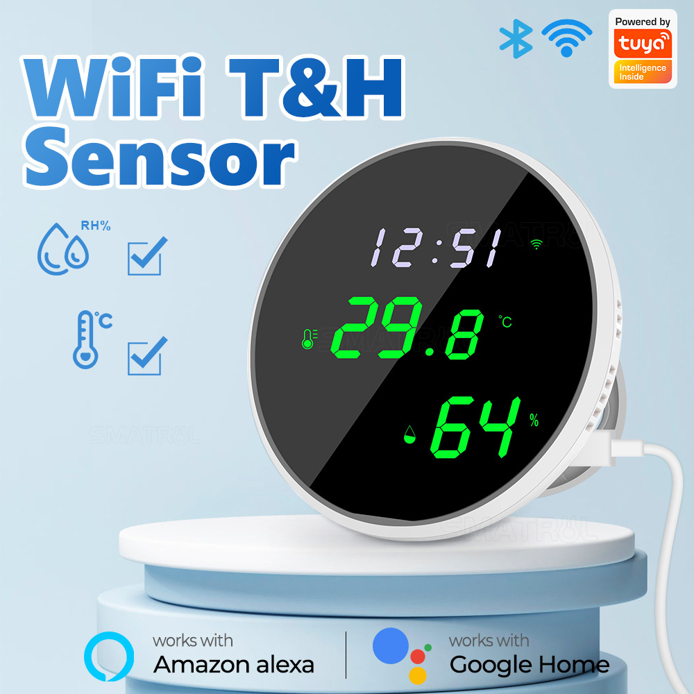 Tuya USB Smart Temperature Hum - Home Cinema Alexa recension och pris