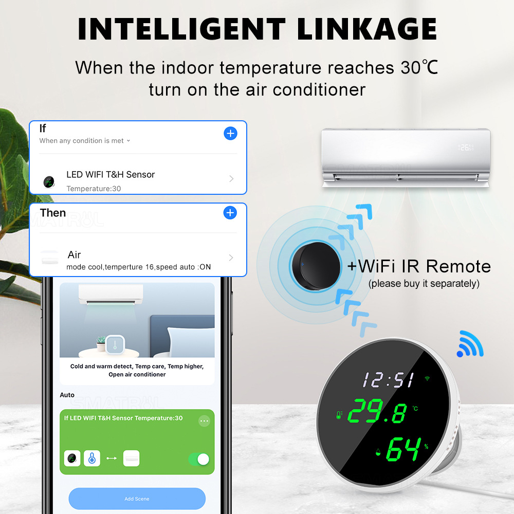Tuya USB Smart Temperature Hum - Home Cinema Alexa recension och pris