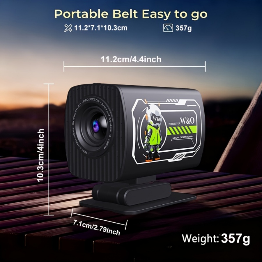 2026 New 1080P Projector Porta - Home Cinema App recension och pris