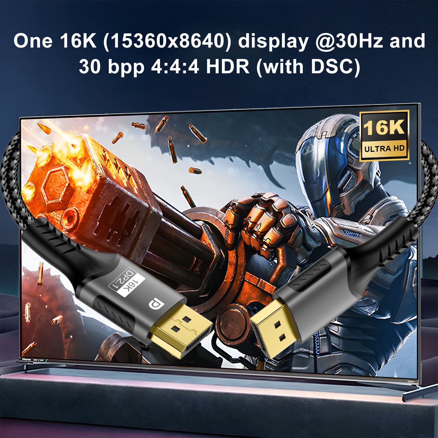 16K DP 2.1 8K@120Hz 4K@240Hz 8 - 4K Media Player recension och pris