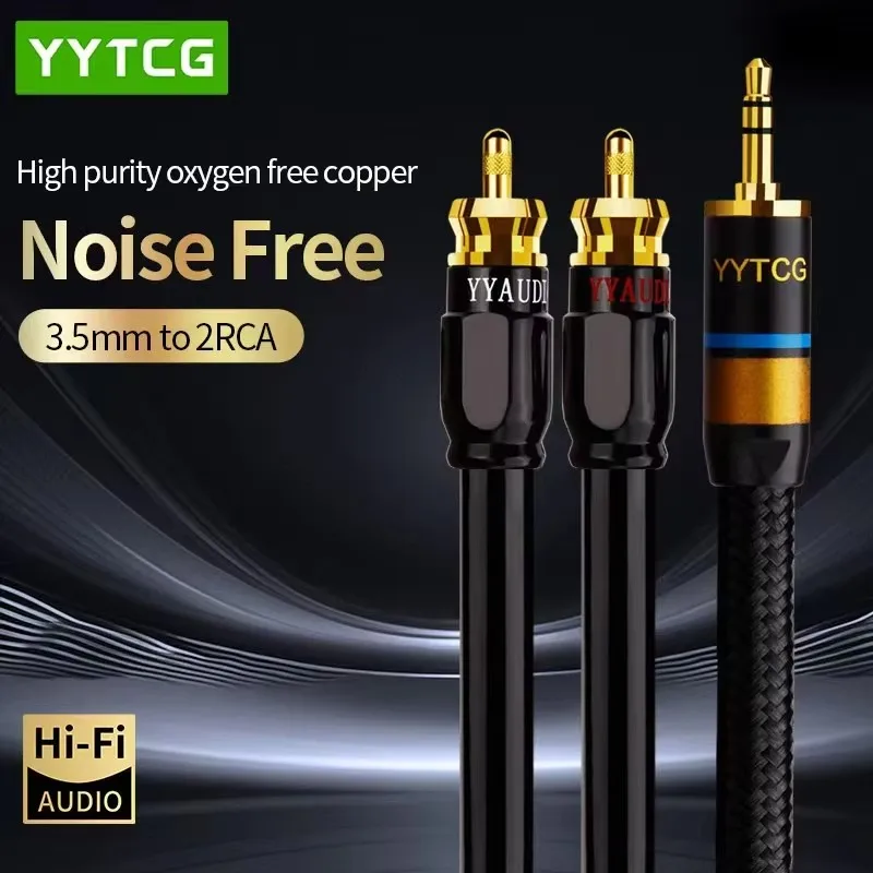 3.5mm to 2RCA Audio Cable HiFi - Home Cinema Solution recension och pris