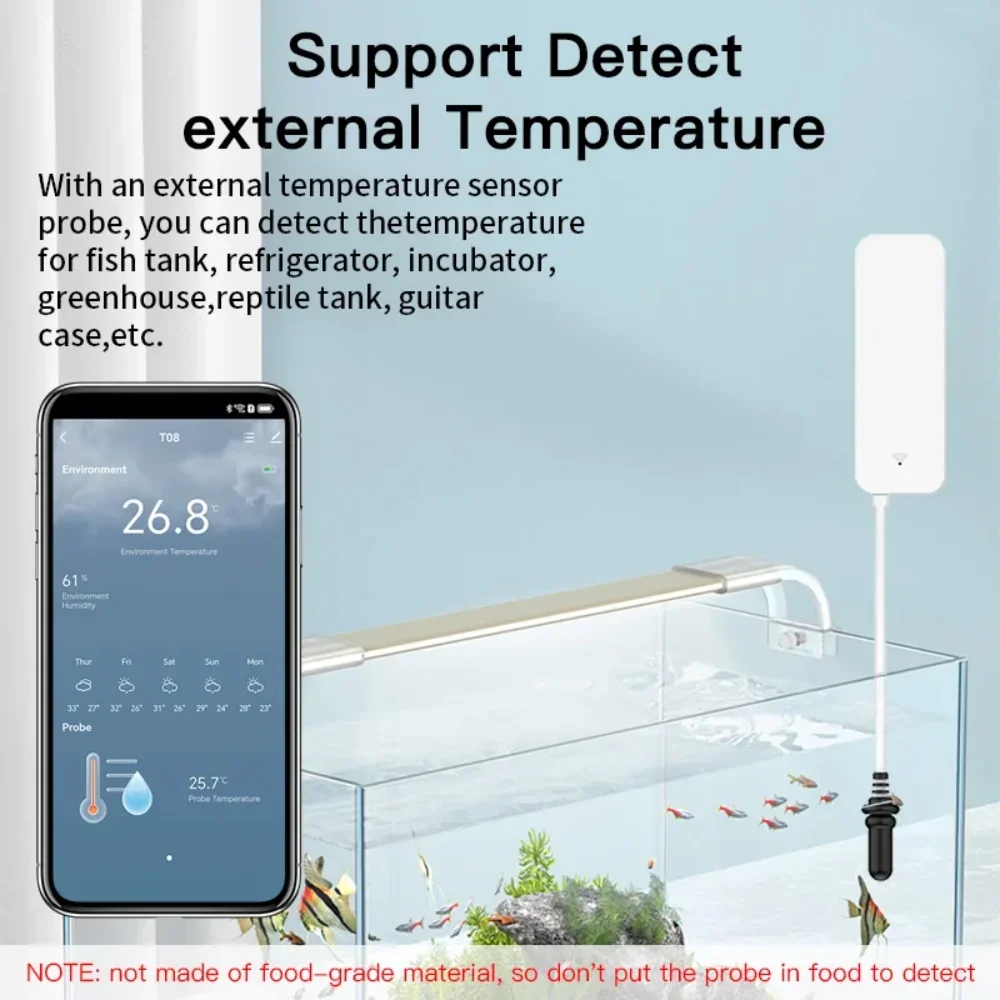 Tuya WiFi Temperature Humidity - Home Cinema Alexa recension och pris